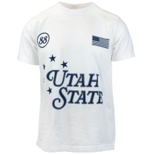 Utah State soccer jersey inspired unisex t-shirt white